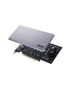 Asus Hyper M.2 x16 Card V2, Connect 4 x PCIe 3.0 M.2 SSDs through the PCIe x8 or x16 slot