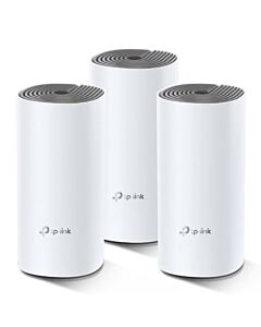 TP-LINK (DECO E4) Whole-Home Mesh Wi-Fi System (3 Pack), Dual Band AC1200, 2 x LAN on each Unit