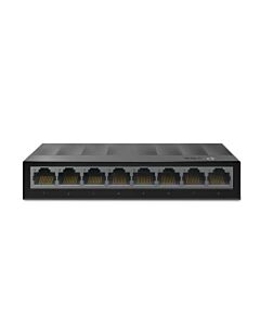 TP-LINK (LS108G) 8-Port Gigabit Unmanaged Desktop LiteWave Switch, Steel Case