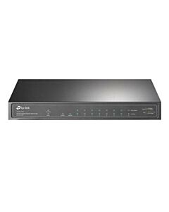 TP-LINK (TL-SG1210P) 10-Port GB Desktop Switch, 9 RJ45 + 1 SFP Port, 8-Port PoE+, Metal Casing