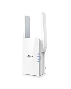 TP-LINK (RE505X) AX1500 (300+1200) Dual Band Wall-Plug Wi-Fi 6 Range Extender, 1 x GB LAN, AP Mode