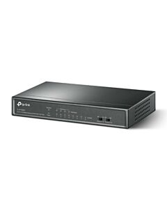 TP-LINK (TL-SF1008LP) 8-Port 10/100Mbps Unmanaged Desktop Switch, 4-Port PoE, Intelligent Power, Steel Case