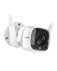 TP-LINK (TAPO C310) Outdoor Security Camera, Wired/Wireless, Ultra HD, Night Vision, Motion Detection, Alarms, 2-way Audio, Voice Control, SD Card Slot