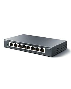 TP-LINK (RP108GE) 8-Port Gigabit Managed Reverse PoE Switch, 7 PoE Input & 1 PoE Output, DC Output, Metal Casing