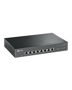 TP-LINK (TL-SX1008) 8-Port Unmanaged 10G Multi-Gigabit Desktop/Rackmount Switch, 8x 100/1G/2.5G/5G/10G, Low-Noise Fan, Steel Case