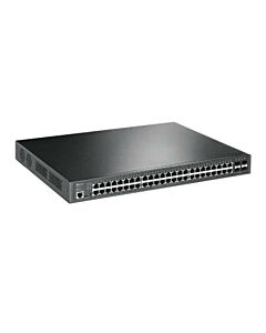 TP-LINK (SG3452P) JetStream 52-Port Gigabit L2+ Managed Switch with 48-Port PoE+, 4 SFP Slots, Rackmountable