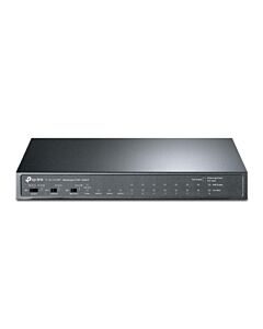 TP-LINK (TL-SL1311MP) 8-Port Unmanaged Desktop PoE+ Switch, 8-Port 10/100Mbps + 2-Port Gigabit RJ45 & 1 Gigabit SFP