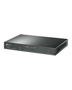 TP-LINK (TL-SG1210MPE) 10-Port Gigabit Easy Smart Switch with 8-Port POE+, 9-Port RJ45 & 1-Port Combo SFP/RJ45