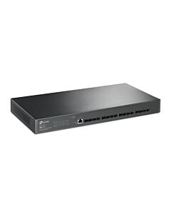 TP-LINK (SX3016F) JetStream 16-Port 10GE SFP+ L2+ Managed Switch, Centralized Management, Dual Redundant PSUs, Rackmountable