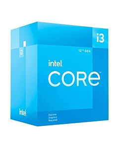 Intel Core i3-12100F CPU, 1700, 3.3 GHz (4.3 Turbo), Quad Core, 58W, 12MB Cache, Alder Lake, No Graphics
