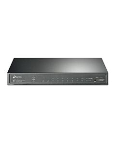 TP-LINK (SG2210P) JetStream 10-Port Gigabit Smart Switch with 8-Port PoE+, 2 SFP Ports, Desktop/Wall Mount
