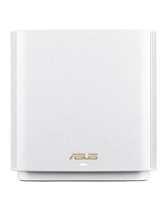 Asus (ZenWiFi XT9) AX7800 Tri-Band Wi-Fi 6 Mesh System, Single, 160MHz Bandwidth, 2.5G WAN, USB, Parental Controls, White