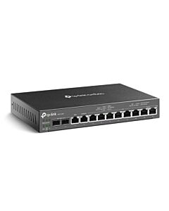 TP-LINK (ER7212PC) Omada 3-in-1 Gigabit VPN Router - Router + PoE Switch + Omada Controller, 12 Ports, Up to 4x WAN