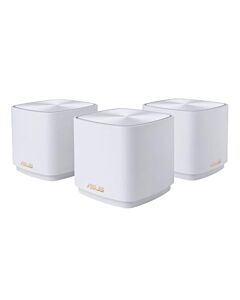Asus AX5400 (ZenWiFi XD5) AX3000 Dual Band Mesh Wi-Fi 6 System, 3 Pack, GB LAN, GB WAN, 160MHz Bandwidth, AiMesh, AiProtection, White