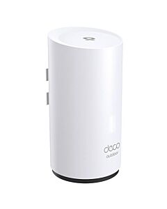TP-LINK (DECO X50-OUTDOOR) AX3000 Outdoor/Indoor Dual Band Mesh Wi-Fi 6 System w/ PoE, Single Unit, Multi Mount Options, TP-Link HomeShield