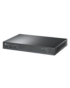 TP-LINK (TL-SL1311P) 8-Port 10/100Mbps + 3-Port Gigabit Desktop Switch with 8-Port PoE+, GB SFP Port