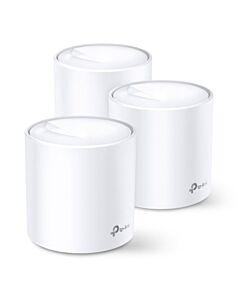 TP-LINK (DECO X60) AX5400 Whole Home Mesh Wi-Fi 6 System, 3 Pack, OFDMA & MU-MIMO, WPA3 Encryption & TP-Link HomeShield