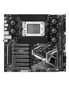 Asrock WRX90 WS EVO, Workstation, AMD WRX90, sTR5, EEB, 8 DDR5 ECC, Dual 10G LAN, SlimSAS, MCIO, 7x PCIe5 x16, 2x M.2
