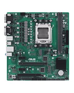 Asus PRO A620M-C-CSM - Corporate Stable Model, AMD A620, AM5, Micro ATX, 2 DDR5, VGA, HDMI, DP, GB LAN, PCIe4, 2x M.2