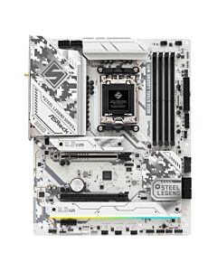 Asrock B650 STEEL LEGEND WIFI, AMD B650, AM5, ATX, 4 DDR5, HDMI, DP, Wi-Fi 6E, 2.5G LAN, PCIe5, RGB, 3x M.2