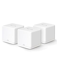 Mercusys (Halo H1500X 3-Pack) AX1500 Dual Band Whole Home Mesh Wi-Fi 6 System, OFDMA & MU-MIMO
