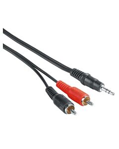 Hama 3.5mm Jack Plug to 2x RCA Plugs, 2 Metre