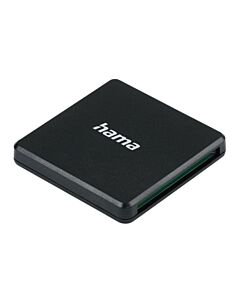 Hama External USB 3.0 Multi-Card Reader, SD/microSD/CF, Black, USB Powered