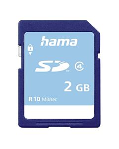 Hama 2GB SD Card, Class 4, 10MB/s