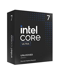 Intel Core Ultra 7 265KF CPU, 1851, 5.5GHz Turbo, 20-Core, 125W (250W Turbo), 30MB Cache, Unlocked, Arrow Lake, No Graphics, NO HEATSINK/FAN