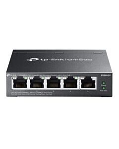 TP-LINK (ES205GP) Omada 5-Port Gigabit Easy Managed Switch with 4-Port PoE+, 5x GB Ports, Metal Casing