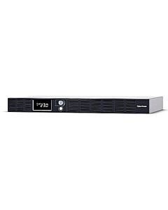 CyberPower Smart App 1500VA Line Interactive 1U Rackmountable Office UPS, 900W, LCD Display, 6x IEC, AVR Energy Saving, Hot-swappable Batteries