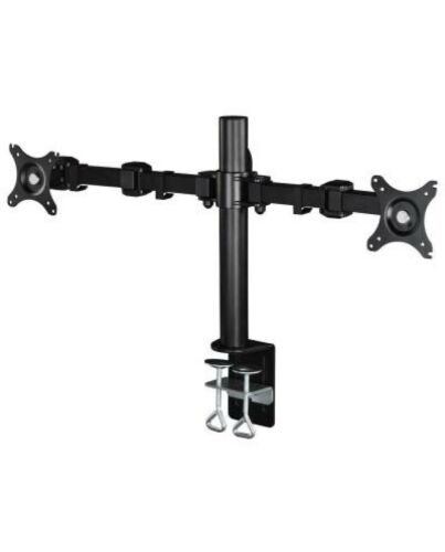 Hama Fullmotion Dual Monitor Arm 2 Screen BLK