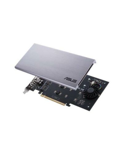 Asus Hyper M.2 x16 Card V2, Connect 4 x PCIe 3.0 M.2 SSDs through the PCIe x8 or x16 slot