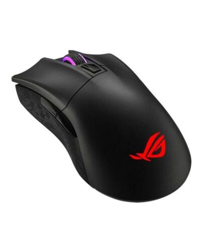 Asus ROG Gladius II Wireless/Bluetooth Gaming Mouse, 16000 DPI, Exclusive Switch Socket, RGB Lighting