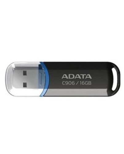 ADATA 16GB USB 2.0 Memory Pen, C906, Compact, Black & Blue