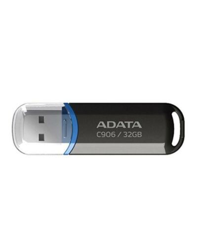 ADATA 32GB C906 USB 2.0 Memory Pen, Compact, Black & Blue