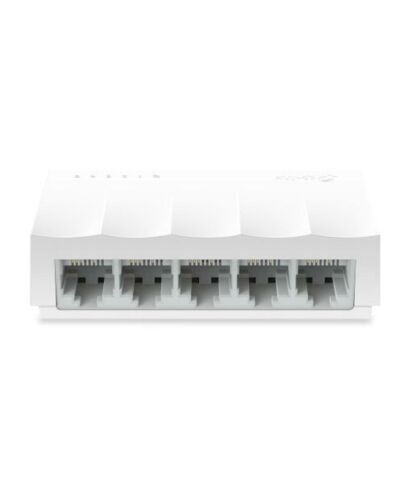 TP-LINK (LS1005) 5-Port 10/100Mbps Unmanaged Desktop LiteWave Switch, Plastic Case
