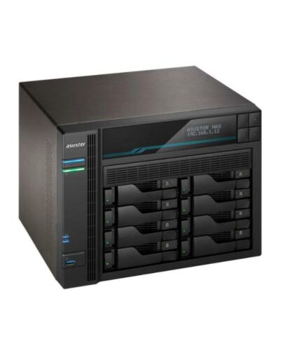 ASUSTOR AS6508T Lockerstor 8-Bay NAS Enclosure (No Drives), Quad Core CPU, 8GB DDR4, USB 3.2, 2 x 10G LAN, 2 x 2.5G LAN,  2 x M.2 NVMe