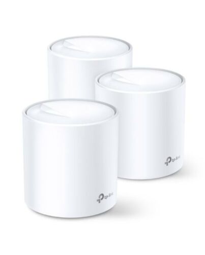 TP-LINK (DECO X20) Whole Home Mesh Wi-Fi 6 System, 3 Pack, Dual Band AX1800, OFDMA & MU-MIMO