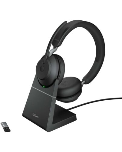 Jabra Evolve2 65 UC Stereo Stand Black