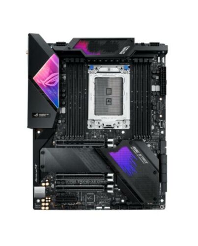Asus ROG STRIX TRX40-XE GAMING, AMD TRX40, sTRX40, ATX, XFire/SLI, AX Wi-Fi, 2.5GB LAN, RGB Lighting, M.2, 64 Core CPU Support