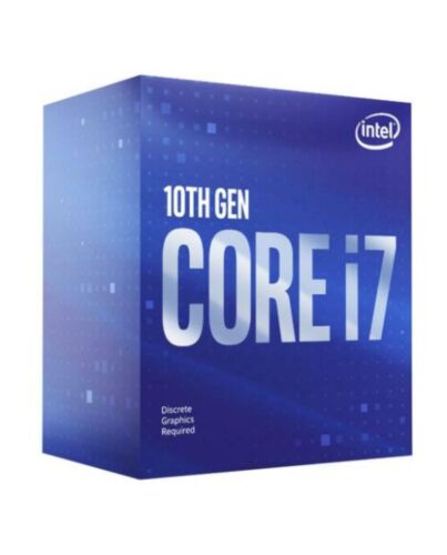 Intel Core I7-10700F CPU, 1200, 2.9 GHz (4.8 Turbo), 8-Core, 65W, 14nm, 16MB Cache, Comet Lake, No Graphics