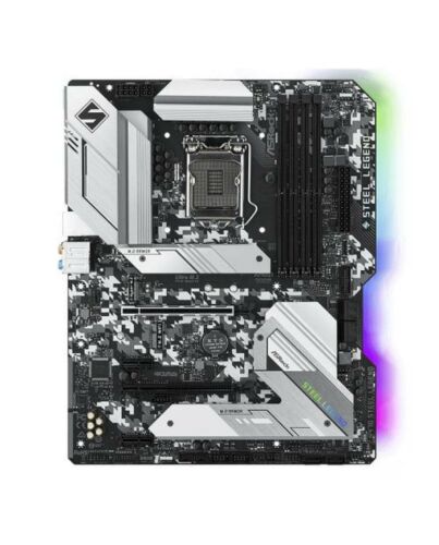 Asrock H470 STEEL LEGEND, Intel H470, 1200, ATX, 4 DDR4, XFire, HDMI, DP, 2.5G LAN, RGB Lighting, M.2