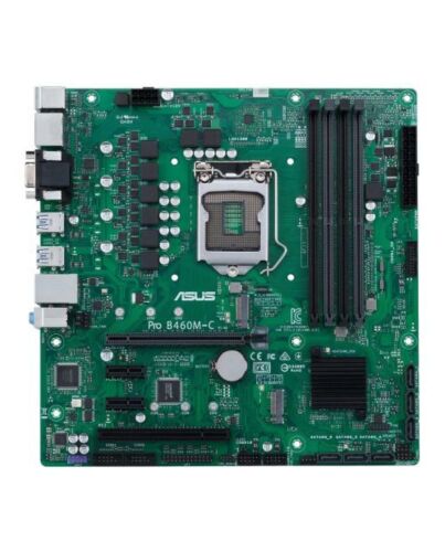 Asus PRO B460M-C/CSM - Corporate Stable Model, Intel B460, 1200, Micro ATX, 4 DDR4, VGA, HDMI, 2 DP, COM Port, LPC Header, M.2