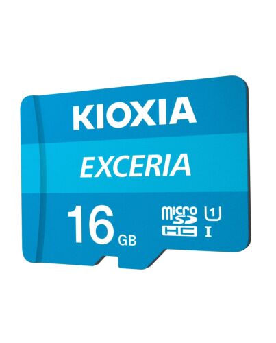 Kioxia 16GB Exceria U1 Class 10 microSD