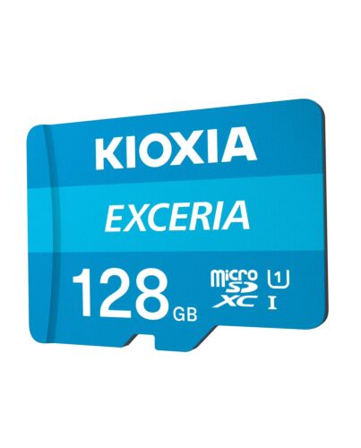 Kioxia 128GB Exceria U1 Class 10 microSD