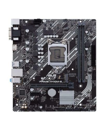 Asus PRIME H410M-E, Intel H410, 1200, Micro ATX, 2 DDR4, VGA, HDMI, M.2
