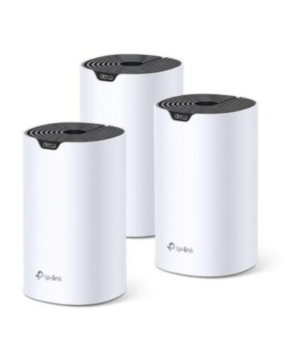 TP-LINK (DECO S4) Whole-Home Mesh Wi-Fi System, 3 Pack, Dual Band AC1200, MU-MIMO, 2 x LAN on each Unit