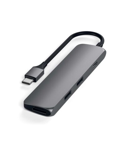 Satechi AluTypeC MPort Adpr 4K SpGrey