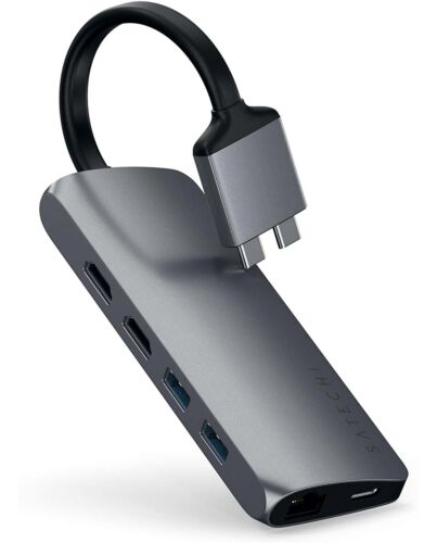 Satechi TypeC Dual Multi Adptr Sp Grey
